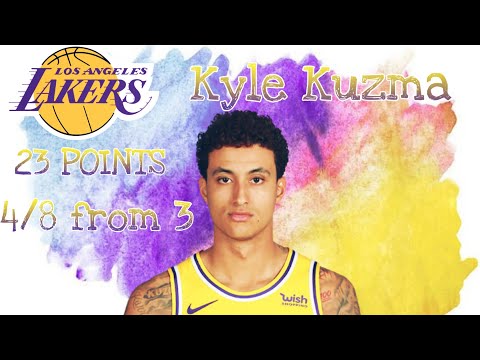 Kyle Kuzma HIGHLIGHTS (24 pts, 4/8 3pt) vs Phoenix Suns