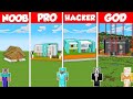 SAFEST SECURITY HOUSE BUILD CHALLENGE - Minecraft Battle: NOOB vs PRO vs HACKER vs GOD / Animation