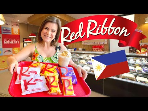 Let's Try A Filipino Bakery! - Red Ribbon Bakeshop