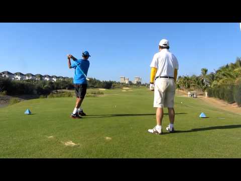 Vu Artem 2 первых удара на Про Гольф Поле и ОБА ХОРОШИЕ