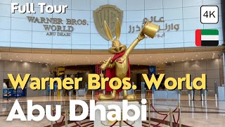 Warner Bros. World Abu Dhabi Theme Park Walking Tour in 4K