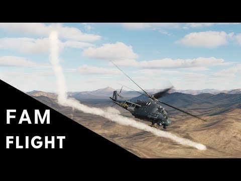 DCS Mi-24P: First steps in helicopter flying