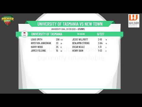 CTPL Premier League Boy's Under 17 Round 13 - University of Tasmania v New Town Day 1