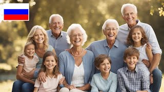 Familie auf Russisch