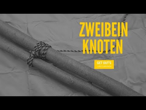 Parallelbund /  Zweibein Knoten wickeln