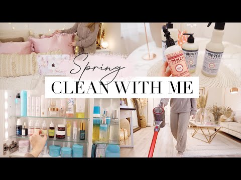 2021 SPRING CLEAN ROUTINE! 🌸 Home Organization Tips & Cleaning Motivation + New Home Decor
