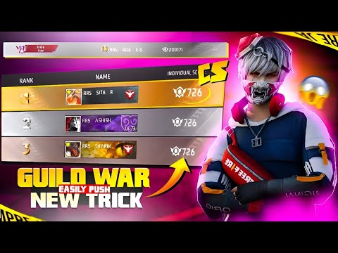 10X Fast Increase Cs Guild War Points || Revealed All Region Guild Hidden Tricks 💀