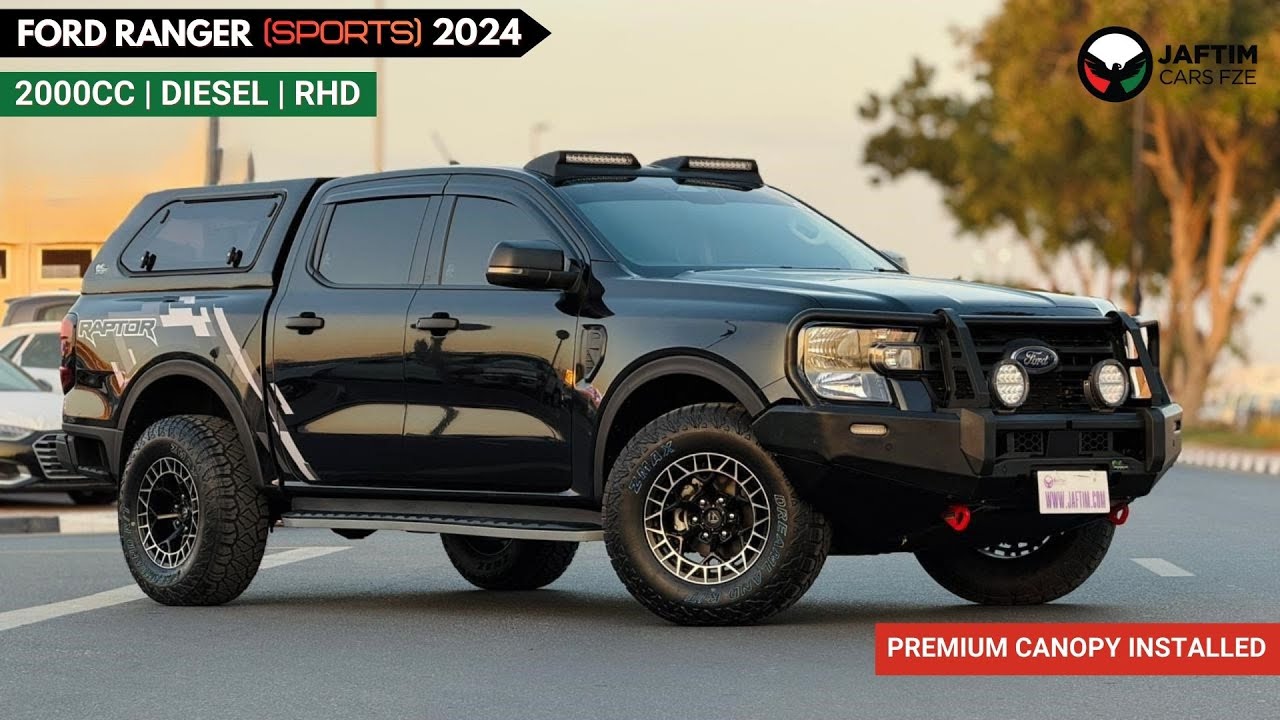فورد رانجر SPORTS DIESEL ENGINE | PREMIUM CANOPY INSTALLED | 2.0L | AUTO | BULLBAR video