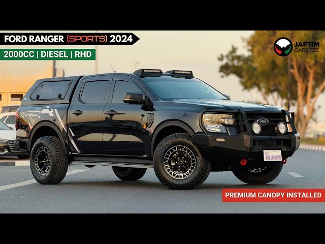 Ford Ranger RAPTOR SPORTS DIESEL ENGINE | PREMIUM CANOPY INSTALLED | 2.0L | AUTO | BULLBAR video