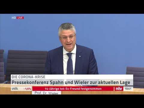 Corona LIVE: Pressekonferenz mit Spahn und Wieler zur aktuellen Lage