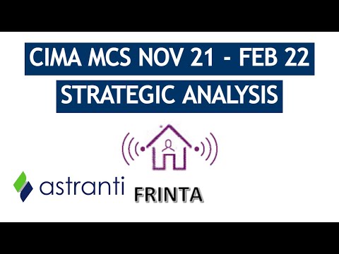 CIMA MCS November 2021/February 2022 Pre-Seen Strategic Analysis - Frinta
