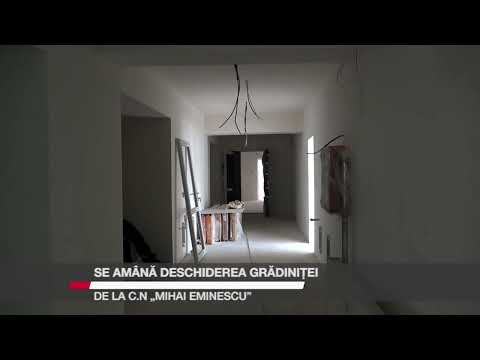 Se amână deschiderea grădiniței de la C.N „Mihai Eminescu”