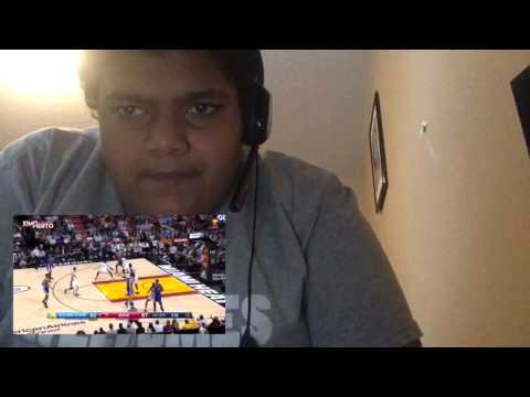 Heat vs warriors full game highlights!! (Reactions)
