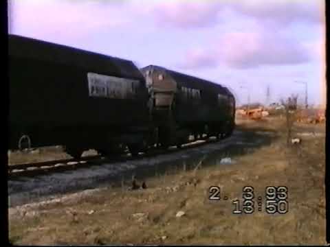B.R.BLUE CLASS 08.08783@56044 Steel Train  King George Dock hull 2 3 94.Neil Hayton railway memories