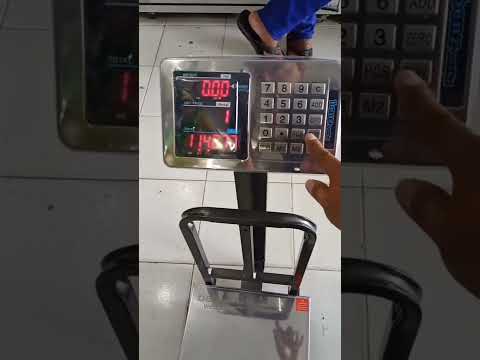 How to calibrate a Benz digital scale with a capacity of 100 kg