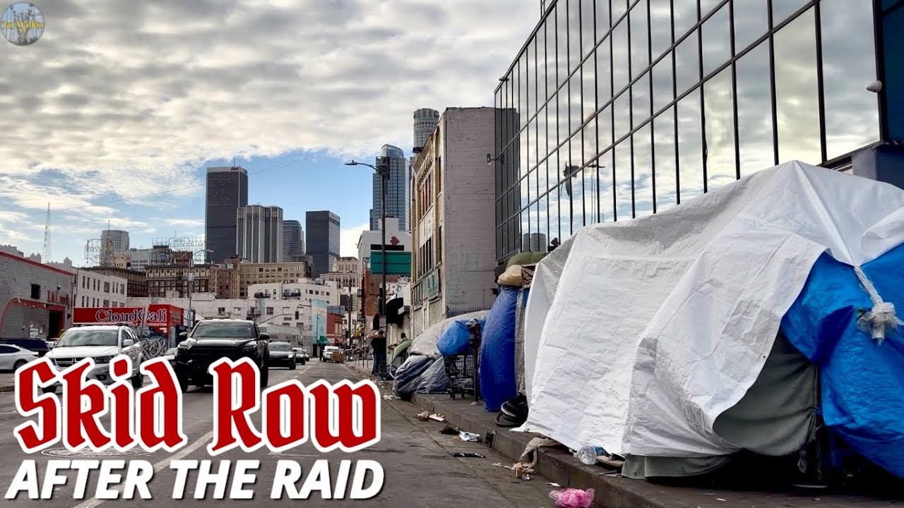 Downtown LA after Skid Row Drug Raid 💉💊 • Ep 89 | Los Angeles, California [4K]🇺🇸 