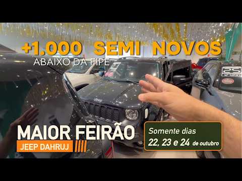 FEIRAO JEEP SEMI NOVOS RENEGADE COMPASS PEUGEOT