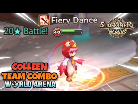 Colleen Team Combo in World Arena - Summoners War