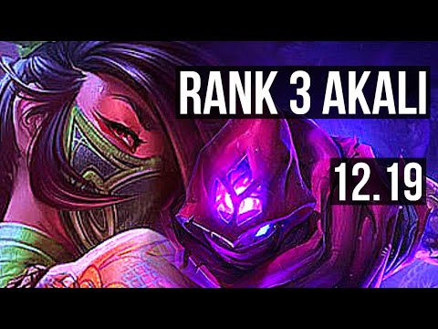 AKALI vs MALZAHAR (MID) | Rank 3 Akali, Legendary, 13/2/5 | TR Challenger | 12.19