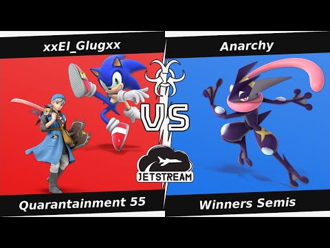 Quarantainment 55 Winners Semis - xxEl_Glugxx (Hero, Sonic) Vs Anarchy (Greninja) - SSBU