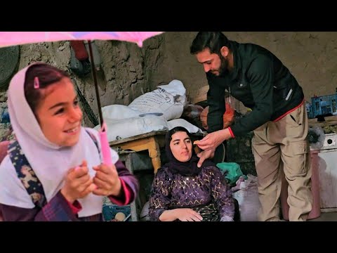A Rainy Village Day 🌧️ | Family Visit to Grandfather & Fresh Bread by Fatemeh