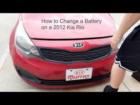 How to Change a Kia Rio Car Battery 2012, 2013, 2014, 2015, 2016, 2017, 2018, 2019