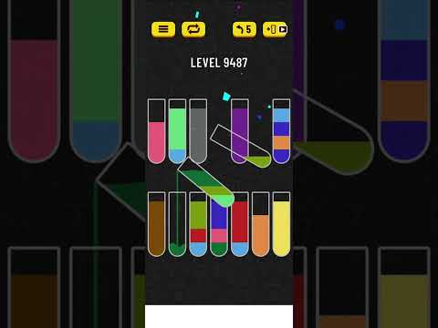 water sort puzzle level 9487