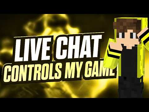 LIVE CHAT CONTROLS MY GAME // #minecraft #gaming #minecraftlive #minecraftgameplay #memes #mcpe