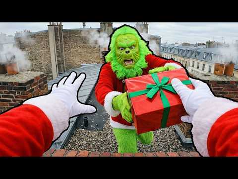 Parkour Santa VS The Grinch | Parkour POV Chase 2025