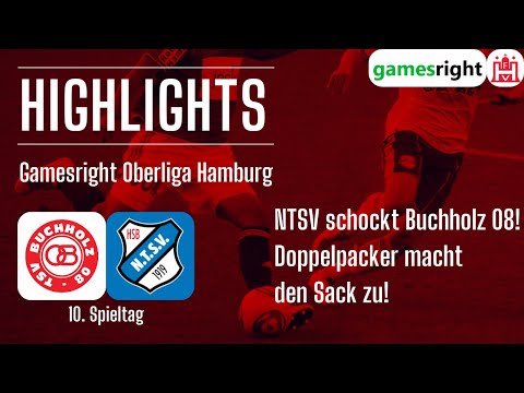10. Spieltag Gamesright Oberliga Hamburg Highlights TSV Buchholz 08 - NTSV