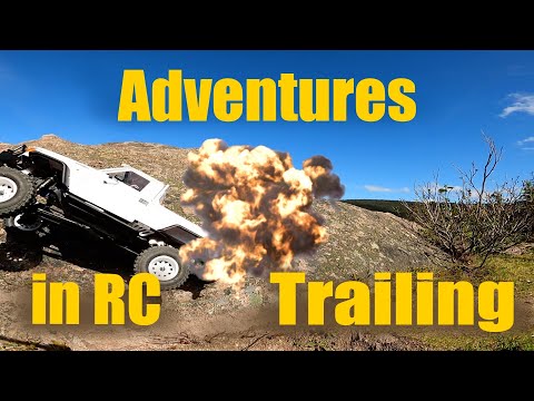 Toyota LC70 Land Cruiser TRX4 Adventures in RC Scenic Trailing (Explosion Ahead)