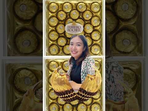 WOW! FERRERO ROCHER CHOCOLATE and Chocolate GIRL Surprise Inside 🍫  #Shorts #chocolate #ferrero #fyp