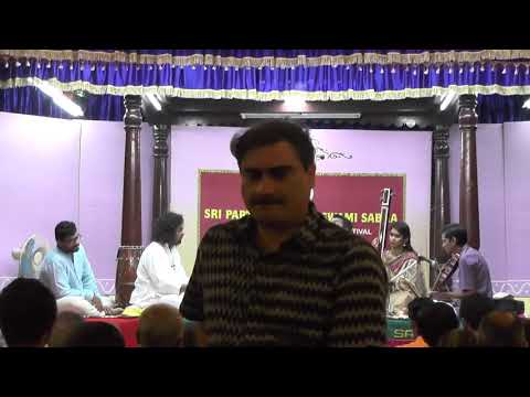 December Music Festival 2019 l Sri Parthasarathy Swami Sabha l  Palghat R.Ramprasad l 23rd, Dec