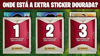 Encontre a Extra Sticker Dourada! Figurinha da Copa 🎁 Choose Your Gift 🎁 Escolha seu presente