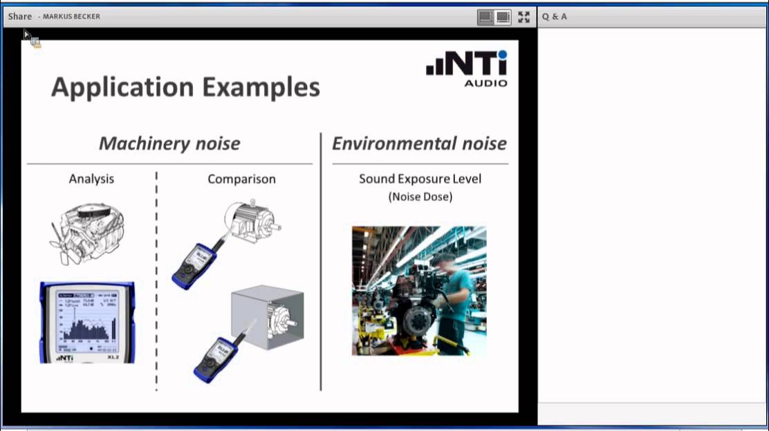 NTi Audio Webinar - Sound Level Measurements in an Industrial Environment