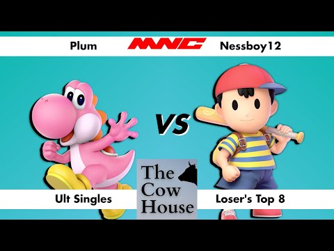 The Cow House - Loser's Top 8 - Plum (Yoshi) vs Nessboy12 (Ness)