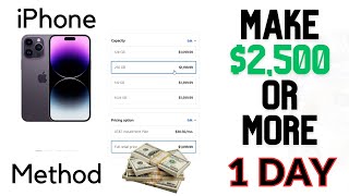 How to profit over $2,500 iPhone Method