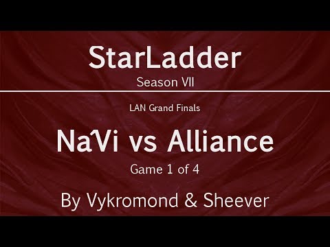 Dota 2 - Na'Vi vs Alliance, game 1 - StarLadder S7 Grand Finals