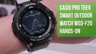 Casio Pro Trek Smart Outdoor Watch WSD-F20 Hands-on