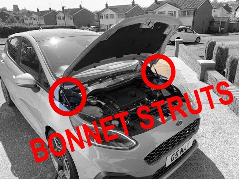 Gas Strut Install. Fiesta ST MK8. Ford Fiesta