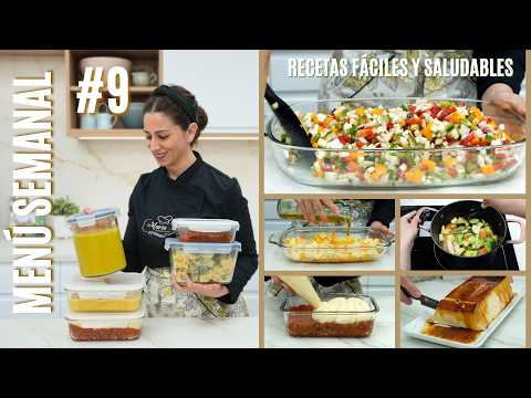 🌟 ¡COME BIEN SIN GASTAR UNA FORTUNA!  Menú SEMANAL SALUDABLE y ECONÓMICO ¡Ideal para CONGELAR!