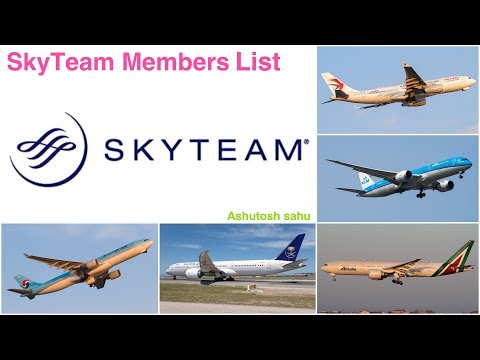 List Of Members Of SkyTeam Alliance [2018]
