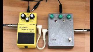 Video thumbnail for Boss SD-1 vs. Ibanez TS808-Clone ("Der Screamer", www.musikding.de) TEIL2 by banjoplayerx