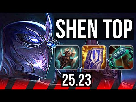 SHEN vs SETT (TOP) | 73% winrate, 6 solo kills, Dominating | EUW Master | 25.23