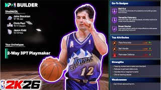 99 STEAL + 99 PASS ACCURACY *PRIME* JOHN STOCKTON Build in NBA 2K26