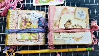 Pt 2: How To Make a Mini Junk Journal from Scraps! Junk Journal Tutorial! The Paper Outpost! :)