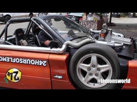 Upside-Down Chevrolet Camaro-Ford Festiva for LeMons