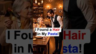 I Found a Hair in My Pasta! 😳 #learnenglish