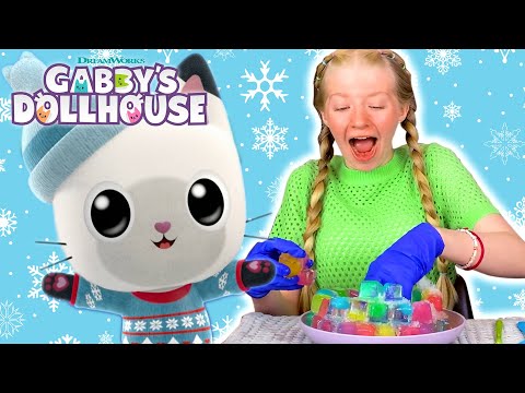 ❄️ Gabby's Snow Science! DIY Rainbow Igloo + Snow Cones 🥶 | GABBY'S DOLLHOUSE