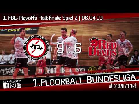 HL: MFBC Leipzig vs Red Devils Wernigerode - 9:6 / Halbfinale Spiel 2 Floorball Bundesliga 2018/2019